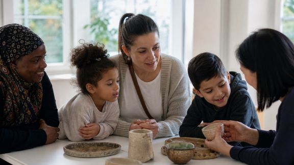 Impliquer les familles dans des projets culturels collectifs