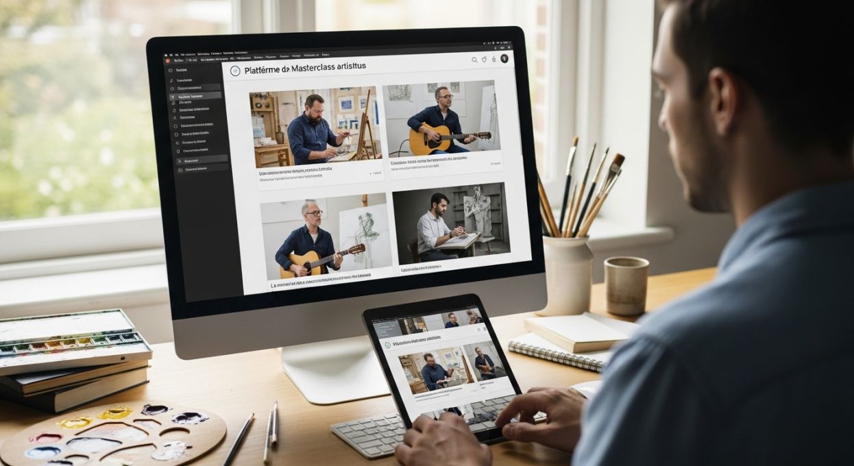Avis utilisateurs : meilleures plateformes pour suivre des masterclass artistiques