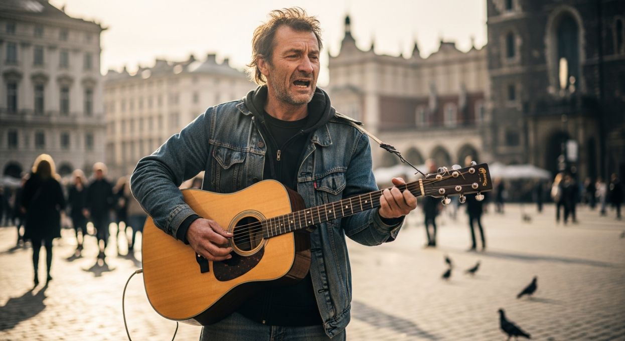 Portrait d’un musicien de rue : l’art au cœur de la ville