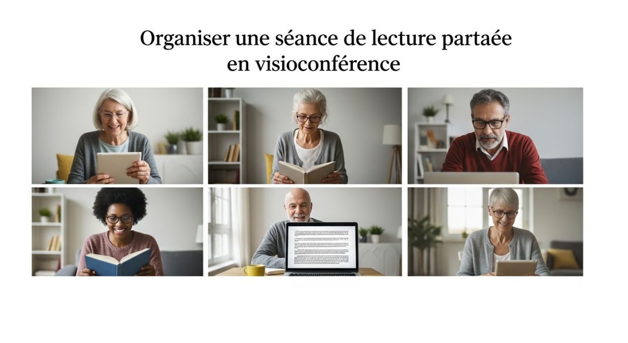 Organiser une séance de lecture partagée en visioconférence