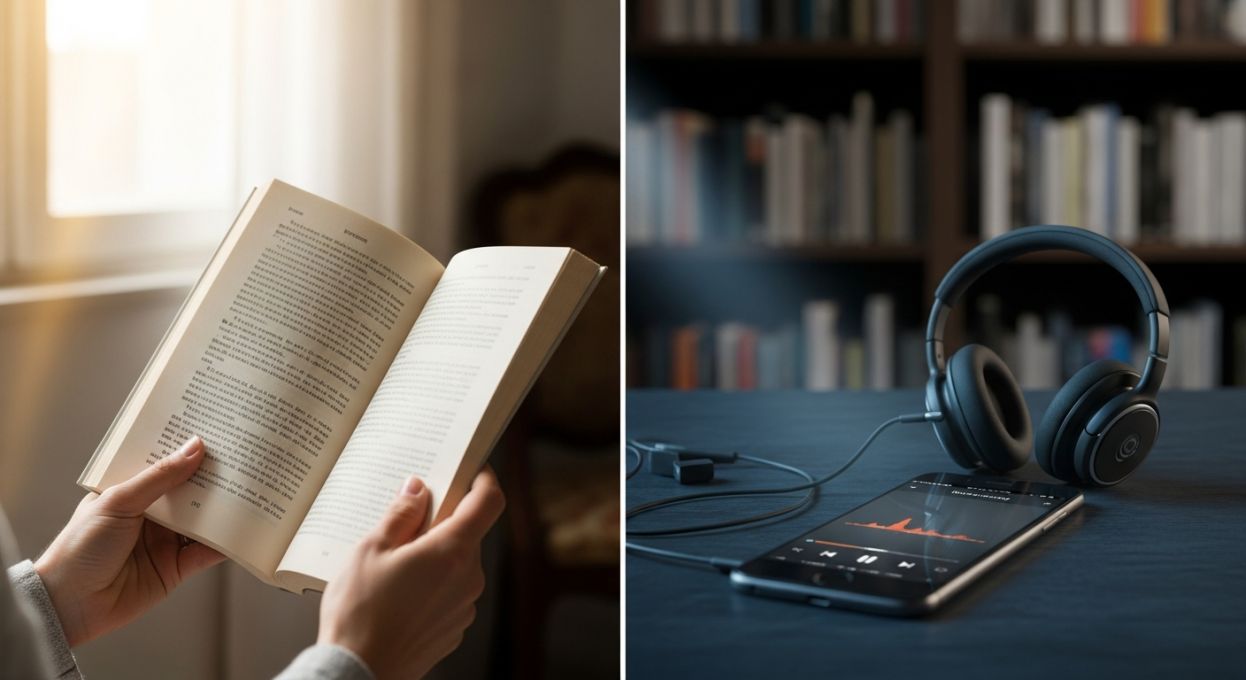 Livres audio ou papier : quelles différences dans l’expérience de lecture ?