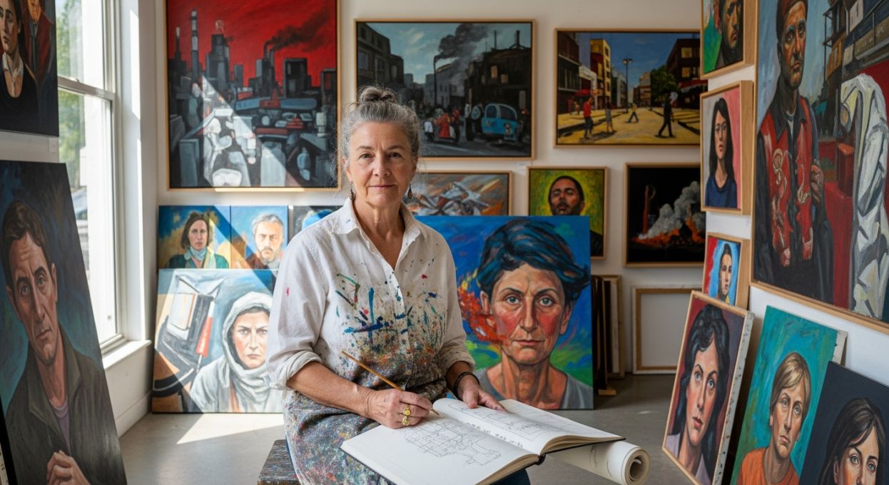 Dialogue avec une artiste peintre sur son exposition engagée