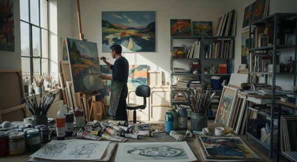 Immersion dans les ateliers des artistes d’aujourd’hui
