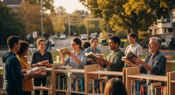 Lecture collaborative : construire une bibliothèque partagée dans son quartier