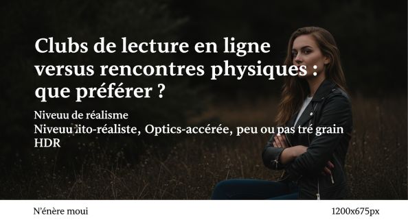 Clubs de lecture en ligne versus rencontres physiques : que préférer ?